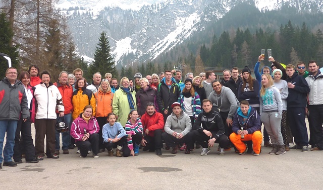 Der Winterausflug des Frohsinn vereinte Jung und Alt, die Skifahrer und Wanderer hatten jede Menge Spaß in Ehrwald